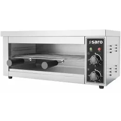 Saro Backofen LYNN, Timerfunktion, Praktischer Ofen mit ausziehbarer Krümelschublade, 1 Backofen inkl. Grillrost