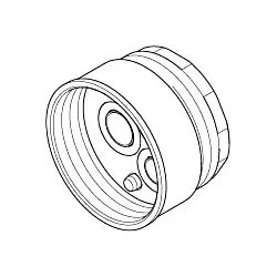 Dornbracht Scheibe/verschr.set up-eh 0430110111090 roh
