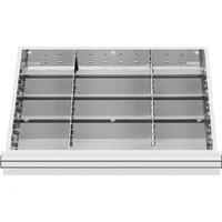 Stier Schubladeneinteilung Metalleinteilung BLH 200-300 mm Innenmaß 600x450 mm
