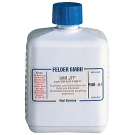 Felder Lötöl ST 500 ml Flasche DIN/EN29454-1