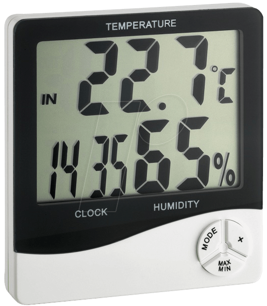 Preisvergleich Produktbild WS 5031 - Thermo-Hygrometer mit Uhrzeitanzeige