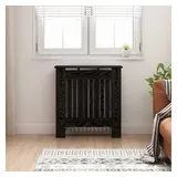 vidaXL Heizkörperabdeckung Schwarz Eichen-Optik 78 x 19 x 81,5 cm