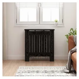 vidaXL Heizkörperabdeckung Schwarz Eichen-Optik 78 x 19 x 81,5 cm