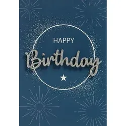 PERLEBERG Geburtstagskarte Lettering 7781084-2