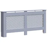 vidaXL Heizkörperverkleidung Anthrazit 172x19x81,5 cm MDF
