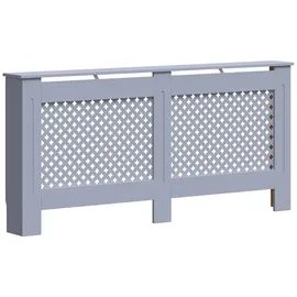 vidaXL Heizkörperverkleidung Anthrazit 172x19x81,5 cm MDF