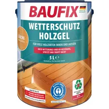 baufix Wetterschutz-Holzgel Lärche seidenglänzend 5 l