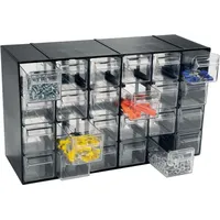 GarPet Sortimentskasten 24 Fach Schubladen Organizer Kleinteilemagazin Sortimentsboxen