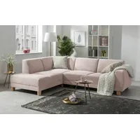 Max Winzer Ecksofa »Blackpool rosé