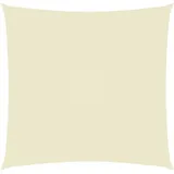 vidaXL Sonnensegel Oxford-Gewebe Quadratisch 5x5 m Creme