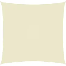 vidaXL Sonnensegel Oxford-Gewebe Quadratisch 5x5 m Creme