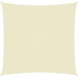 vidaXL Sonnensegel Oxford-Gewebe Quadratisch 5x5 m Creme