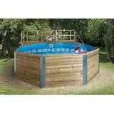 Weka Massivholzpool 593 B Set 571 x 471 x 116 cm