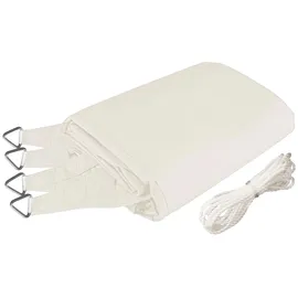 WINDHAGER Sonnensegel WINDHAGER "Rechteck", beige (cremeweiß), B:400cm H:500cm, Polyester, Sonnensegel, 4x5 m, wasserabweisend