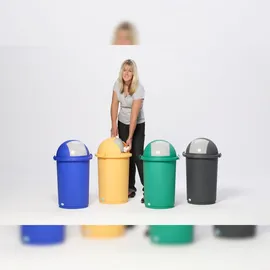 Proregal Robuster Abfallbehälter 50 l Gelb