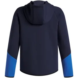 Under Armour Unstoppable Fleecejacke Jungen 403 - washed navy/blue atlantis/black XS (122-127 cm)