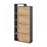 Vichy Vicco Schuhkipper Orlando, Goldkraft Eiche/Anthrazit, 80 x 166.1