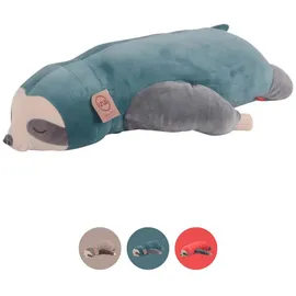 UNUS Faultier Kissen 75 x 30 cm Türkis