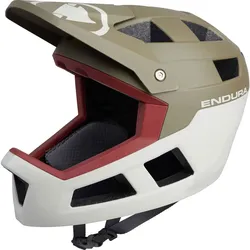 Endura Singletrack Full Face Helmet tweed green (TW) L-XL