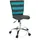 HJH Office 661008 Kinder- und Jugenddrehstuhl KIDDY Comfort I Netzstoff Grau/Türkis Kinderschreibtischstuhl höhenverstellbar