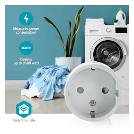 Nedis Schuko-Steckdose 10 A Weiß 1 St.