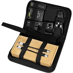 LogiLink Netzwerk-Werkzeugset 4-teilig speziell für Cat.6A- & Cat.7-Kabel Kabelwerkzeug