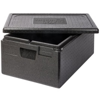 Thermo Future Box GN 1/1 Premium Thermobox Kühlbox, Transportbox Warmhaltebox und Isolierbox mit Deckel,39 Liter 60 x 40 Thermobox,Thermobox aus EPP (expandiertes Polypropylen)