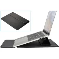 Renkforce Notebook Hülle Passend für maximal: 34,5 cm (13,6\ Schwarz integrierter Laptop-Stand