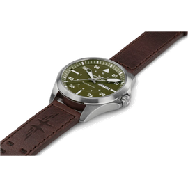Hamilton Khaki Aviation Pilot Day Date Automatik Braun/Grün