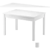 Erst-Holz Tisch 75 x 75 x 120 cm weiß