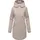 Ragwear Damen Mantel in Woll-Optik langer Trenchcoat mit Kapuze Janesha Coat Ecru Gr. XXL - XXL