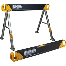 ToughBuilt TB-C550 2 Stück klappbarer Sägebock Baustellentisch Arbeitsbock