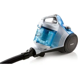 DOMO DO7286S Staubsauger ohne Beutel Weiß/Blau