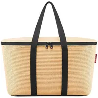 Reisenthel coolerbag raffia black