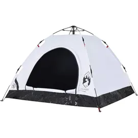 vidaXL Kuppelzelt 5 Personen Weiß