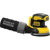 Stanley Akku-Exzenterschleifer 18V ohne Akku inkl. Staubfangsack und Schleifpapier