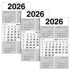 3 5-Monats-Wandkalender 2026