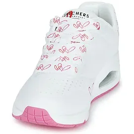 SKECHERS UNO Twin Hearts Sneaker, weiß, 39