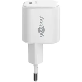 goobay 65332 - Handy Ladegerät/Netzteil für Ladekabel vom iPhone und andere Handys/Quick Charger Adapter/Netzstecker USB-C/Ladeadapter/weiß