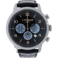 Locman Uhr 1960 Chrono Schwarz