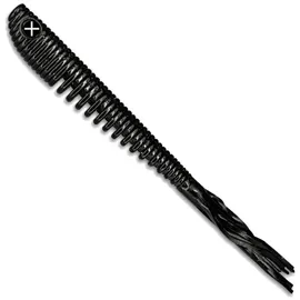 Monkey Lures Hairy Lui 14cm - 3 Gummifische, Monkey Lures Farbe:Black & Black