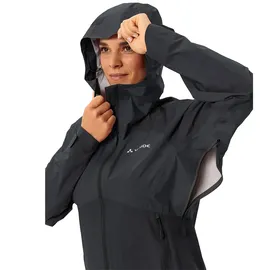 Vaude Simony Regenjacke Damen Schwarz 44