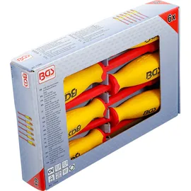 BGS VDE-Steckschlüssel-Schraubendreher-Satz Sechskant SW 5,5 - 12 mm 6-tlg.