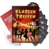 MORD bei Tisch Krimidinner für Zuhause - 5 bis 7 Personen - Der Klassentreffen Fall - Das Krimi Spiel ab 16 Jahren – Ideal als Krimi Dinner für eine mörderische Dinnerparty
