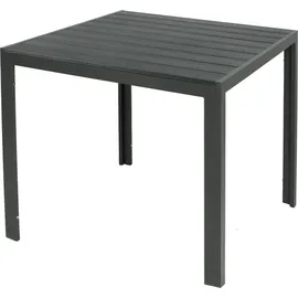 Mojawo Gartentisch anthrazit/grau 90x90x74cm-M691915