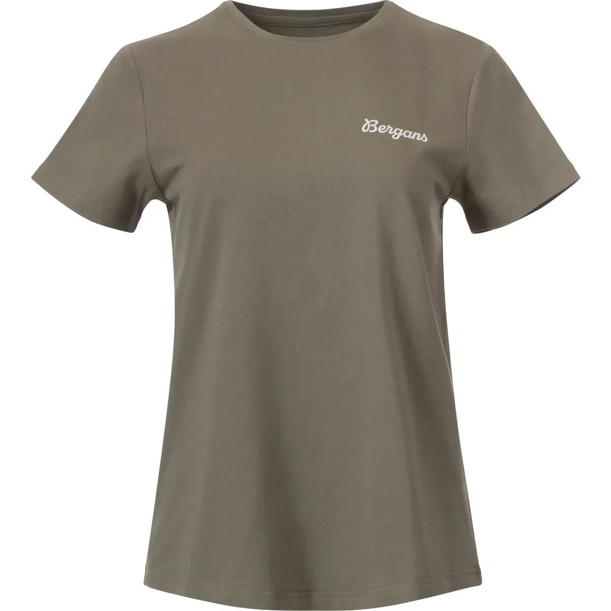 Bergans Nordmarka Organic Cotton Print Tee Women green mud (12731) S