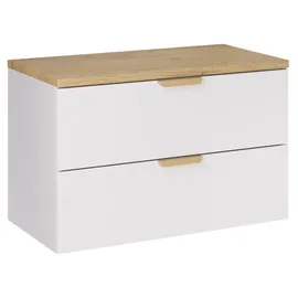 Badplaats Waschbeckenunterschrank Aster 80 x 52 cm Eiche