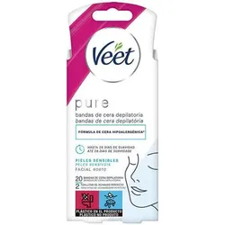 Veet  Accessoires Körper Reine Wachsbänder Für Empfindliche Gesichtshaut 20 Stck  in multifarben, Einheitsgrösse