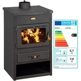 Prity - eek a - Wasserführender Kaminofen aus Gusseisen Top K1 cp W8 - 6.7 + 7 Kw