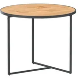 4 Seasons Outdoor Beistelltisch Strada Ø 55 cm Teak Braun